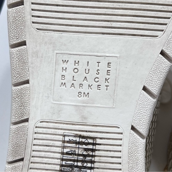 WHBM Gold Metallic Sneakers Mules Size 8 - Picture 10 of 11